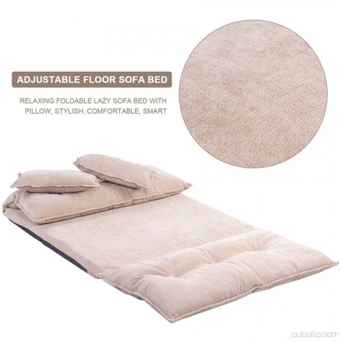Merax Fabric Foldable Floor Sofa Bed, Merax Pu Leather Foldable Floor Sofa Bed